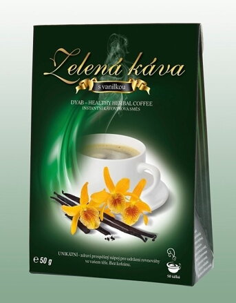 Zelená káva s príchuťou vanilky 50g 