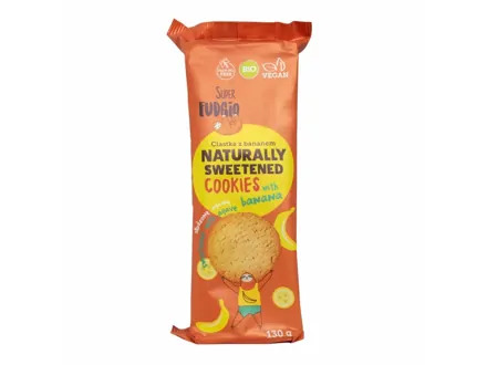 Banánové sušienky vegan sladené agáve 