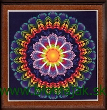 Dúhová mandala.095 
