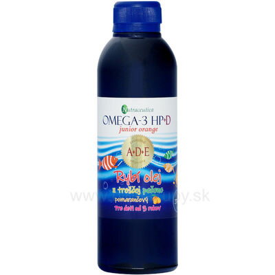 Rybí olej Omega-3 HP + D z tresčej pečene pre deti