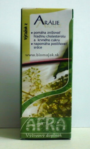 Arália mandžuská tinktúra 100ml Arália mandžuská tinktúra 100ml