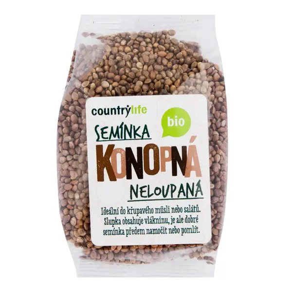 Konopné semienka nelúpané BIO 250g