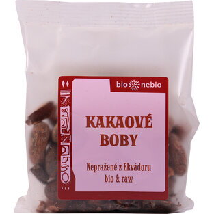 Kakaové bôby 100g Bio Kakaové bôby 100g Bio