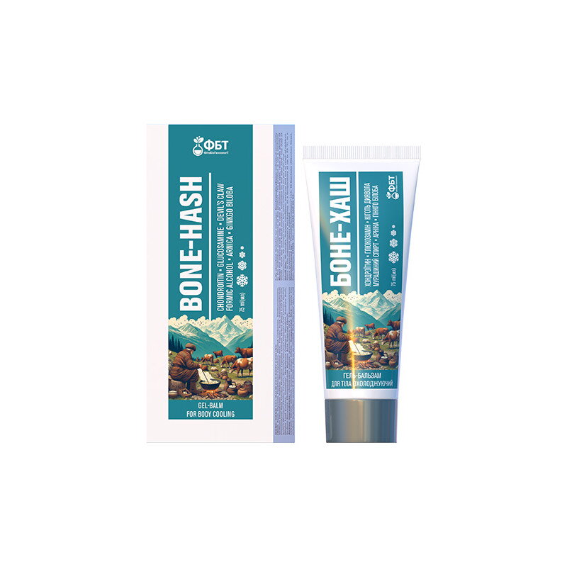 BONE HASH chladivý telový balzam 75 ml