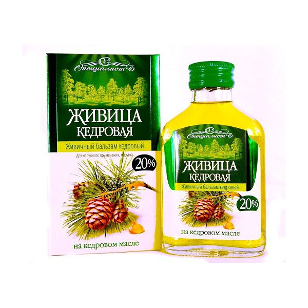 Cédrový olej - živica 20% 100ml