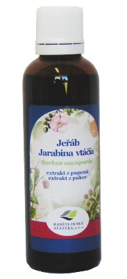 Jarabina vtáčia tinktúra púčiky 50 ml Jarabina vtáčia tinktúra púčiky 50 ml