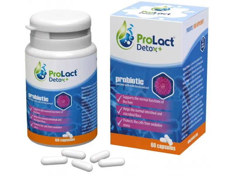 Probiotika ProLact Detox 60 kapsul Probiotika ProLact Detox 60 kapsul