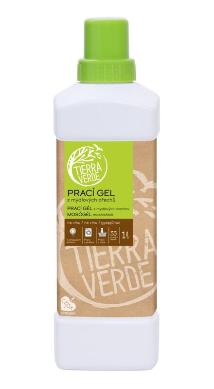 Prací gél z mydlových orechov na vlnu 1 l