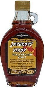 BIO Javorový sirup 100% Grade C 250 ml