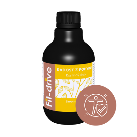 RADOSŤ Z POHYBU Rastlinný sirup 230 ml