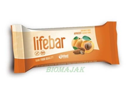 Tyčinka marhuľová BIO RAW LifeBar