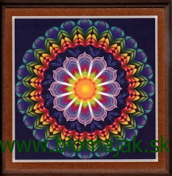 Dúhová mandala.095 