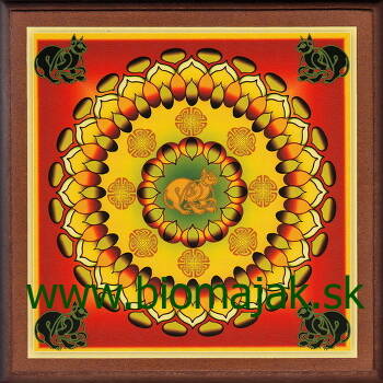 Mandala mačky 180
