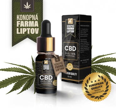 CBD OLEJ 10 % FULL SPECTRUM – PREMIUM