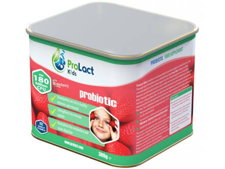 Bulharské probiotiká ProLact Kids Jahoda 300g