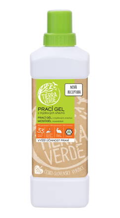 Prací gél z mydlových orechov pomaranč 1l